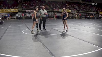 155 lbs Quarterfinal - Sidney Milligan, Lyon (W) vs Mikayla Silverman, UCLA (W)