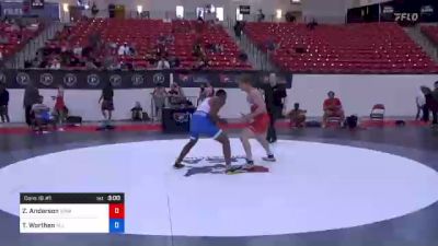 72 kg Cons 16 #1 - Zarik Anderson, Iowa vs Timothy Worthen, All Navy Wrestling