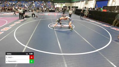 190 lbs Consi Of 32 #2 - Christopher Aud, FL vs Jaxon Penovich, IL