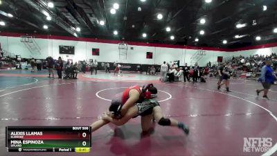 Cons. Round 2 - Mina Espinoza, Upland vs Alexis Llamas, Elsinore