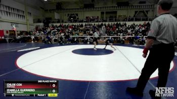 110 (112) 3rd Place Match - Chloe Cox, Fortuna vs Izabella Guerrero, San Ramon Valley