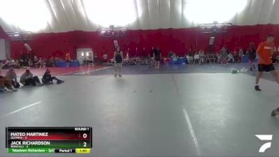 120 lbs Round 1 (16 Team) - Mateo Martinez, Olympia vs Jack Richardson, Roncalli