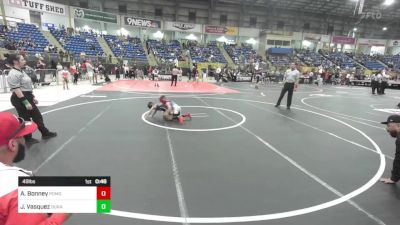 49 lbs Final - Azariah Bonney, Pomona Elite vs Jesus Vasquez, Duran Elite