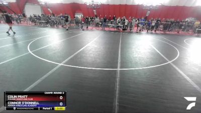 145 lbs Champ. Round 2 - Colin Pratt, Pulaski Wrestling Club vs Connor O`Donnell, Askren Wrestling Academy