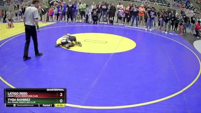 63 lbs Quarterfinal - Latigo Reed, Legacy Elite Wrestling Club vs Tygh Ramirez, All-Phase Wrestling Club