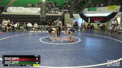 108 lbs Semifinals (16 Team) - Wyatt Chavez, Mountain Brook vs Dylan Yarema, Pike Road School