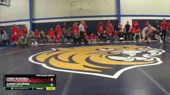 157 lbs Placement (16 Team) - Aaron Goldman, Wesleyan (CT) vs Jared Bushnell, Worcester Polytechnic
