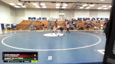 184 lbs Cons. Semi - Juan Magallon, College Of Redwoods vs Robert De La Torre, Delta College