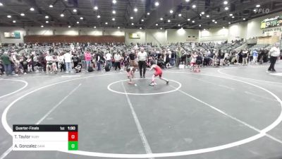 69 lbs Quarterfinal - Titus Taylor, Ruby Mountain WC vs Aj Gonzalez, Savage House