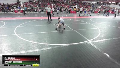 70 lbs Semifinal - Eli Stuebs, Neenah Youth Wrestling vs Kamren Schuebel, Cadott