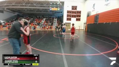 98-108 lbs Round 2 - Lucas Eaton, Powell Wrestling Club vs Zander Stahl, North Big Horn Rams