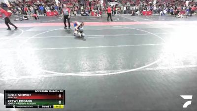 80 lbs Cons. Round 5 - Bryce Schmidt, Aviators vs Krew Leisgang, Askren Wrestling Academy