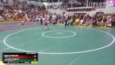 120 lbs Semis & 3rd Wb (16 Team) - Keith Wheeler, Perry vs Jayden Starley, West Laurens