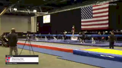 Channing Kim - Tumbling, Eagle Gymnastics TX - 2021 USA Gymnastics Championships