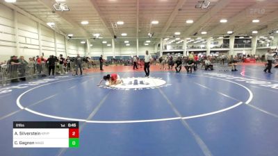 81 lbs Consi Of 8 #1 - AJ Silverstein, Kryptonite Wrestling Klub vs Cael Gagnon, Massabesic