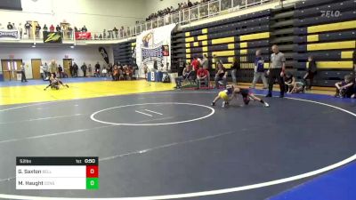 52 lbs Round Of 32 - Gavin Saxton, Bellaire vs Mason Haught, CCNS