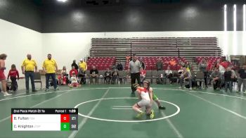 55 lbs 2nd Place Match (8 Team) - Clayton Knighton, Junior Terps Xpress (MY) vs Brady Fulton, Team Ohio (OH)