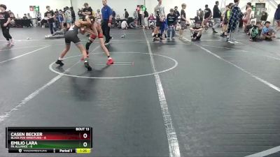 76 lbs Round 4 (8 Team) - Emilio Lara, PA Alliance vs Casen Becker, Black Fox Wrestling