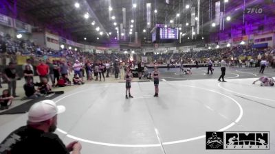 50 lbs Consi Of 16 #2 - Penelope Hawks, Moffat County Youth Wrestling vs Kruizemen Myers, Colorado Outlaws