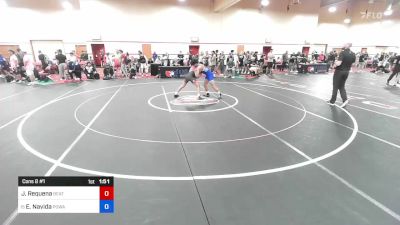 60 kg Cons 8 #1 - Joshua Requena, Beat The Streets - Los Angeles vs Elias Navida, Poway High School Wrestling