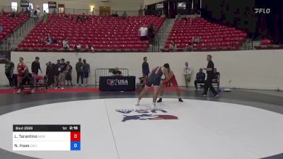 86 kg Cons 8 #1 - Leonardo Tarantino, New England Regional Training Center vs Nathan Haas, California