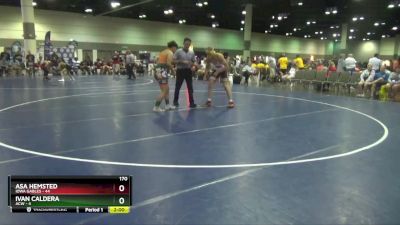 170 lbs Round 3 (6 Team) - Ivan Caldera, ACW vs Asa Hemsted, Iowa Gables