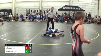 56 lbs Round 2 (4 Team) - Brooks Poupard, Dundee Hammers vs Logan Dodge, Ares