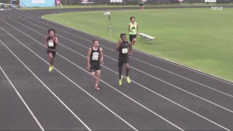 Youth Men's 200m, Prelims 15 - Age 17-18