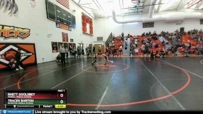 70 lbs 3rd Place Match - Rhett Goolsbey, Powell Middle School vs Tracen Barton, Riverton Middle School