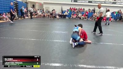 88 lbs Round 4 (6 Team) - Leonydes Peraza, Florida Punishers vs Eli Shea, U2 Upstate Uprising