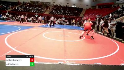 285 lbs Final - Aiden Derryberry, Poteau Youth Wrestling Academy vs Jackson O'kelley, Cushing Tigers