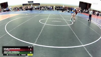 150 lbs Cons. Round 4 - Syler Zdanczewicz, Fennimore vs Kristjan Marshall, Topeka-Washburn Rural HS