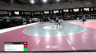 157 lbs Round Of 32 - Dashiel Hort, Poly Prep vs William Edwards, Georgetown Day School