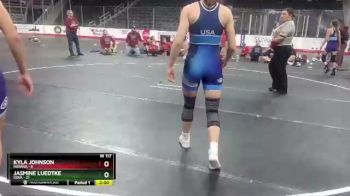 W 117 lbs Round 3 (3 Team) - Emma Pillion, Indiana vs Somally Sek, Iowa