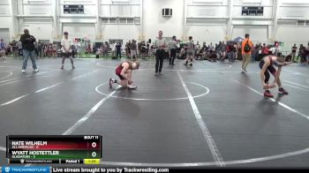 106 lbs Round 3 (10 Team) - Wyatt Hostettler, Gladiators vs Nate Wilhelm, All American