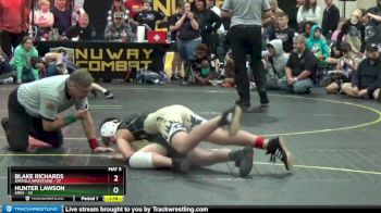 140 lbs Round 3 (6 Team) - Blake Richards, Spatola Wrestling vs Hunter Lawson, Ares
