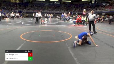 63 lbs Round Of 16 - Paige Wright, Cumberland Valley vs Kasey Church, Fort LeBoeuf