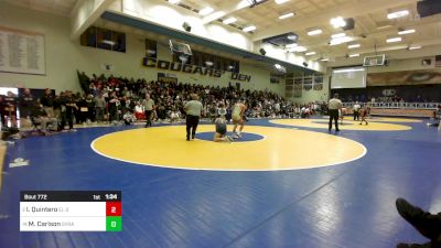 123 lbs Semifinal - Isaiah Quintero, El Dorado-Placentia vs Mason Carlson, Syracuse (UT)