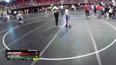 112 lbs Cons. Round 4 - Jack Kershaw, Elkhorn Wrestling vs Oliver Kumm, WWC Predator Wrestling