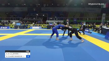 SCARLETT ANSTISS-LILJEFORS vs MAYARA MOREIRA RIBEIRO 2022 European Jiu-Jitsu IBJJF Championship