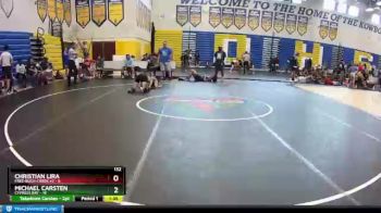 132 lbs Round 7 (8 Team) - Michael Carsten, Cypress Bay vs Christian Lira, Free-Buch-Creek #2