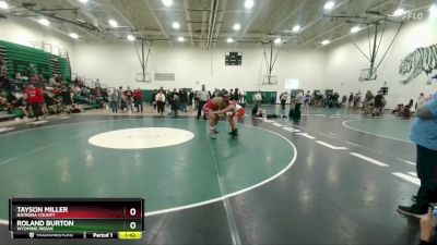 285A Round 1 - Roland Burton, Wyoming Indian vs Tayson Miller, Natrona County