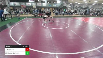 95 lbs Rr Rnd 2 - Jayden Kubo, Camel Kids vs Maddux Hernandez, Midwest Destroyers