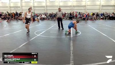 130 lbs Round 2 (6 Team) - Nathan Metcalf, Dayton Bandits vs Bo Foust, Team Shutt