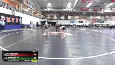 157 lbs Cons. Round 2 - Jaime Mitchell, Friends University vs Calvin Carroll, Dickinson State (N.D.)