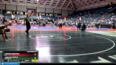 5A-132 lbs Quarterfinal - J`Veion Redmon, Ola vs Jordan Hittle, Eastside Hs