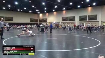 95 lbs Finals (2 Team) - Hayden Hutt, Iowa Gold vs Micah Sanford, Alabama Elite
