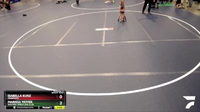 Round 3 - Isabella Kunz, Minnesota vs Marissa Moyer, Waconia Wrestling Club