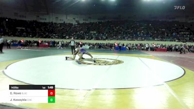 143 lbs Round Of 64 - Grant Rowe, Blackwell vs Jason Kawaykla, Chickasha Wrestling