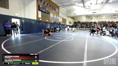 190 lbs Cons. Semi - Ricardo Barrios, Citrus Valley vs Jackson Evans, Glendora